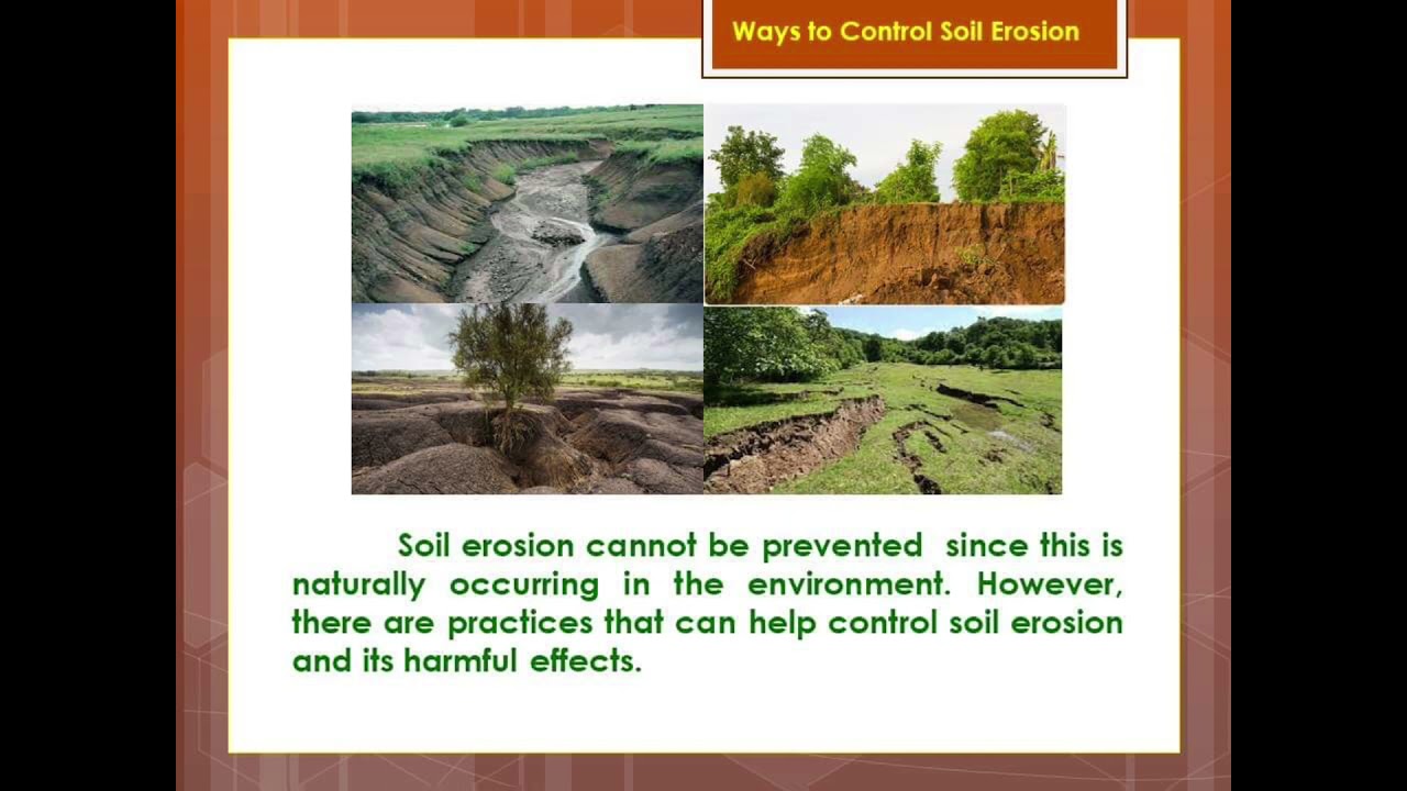 Ways To Control Soil Erosion Youtube Ways To Control Soil Erosion Youtube