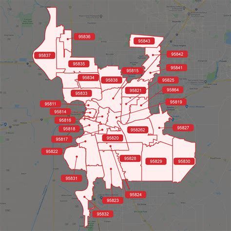 Zip Code For California Sacramento